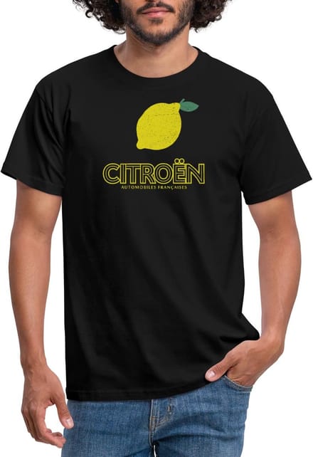 Citroën Frans Woordspeling T-Shirt Heren