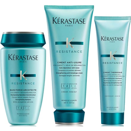 Kérastase Resistance Strengthening Trio For Fine to Medium Hair