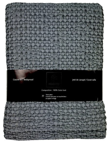 Tempo sprei wafel granite - 180x260 cm