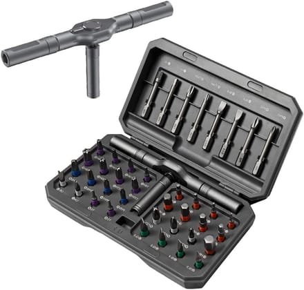 Multifunctionele 42-in-1 Magnetische Schroevendraaier met Diverse Bits voor Klussen en Reparaties