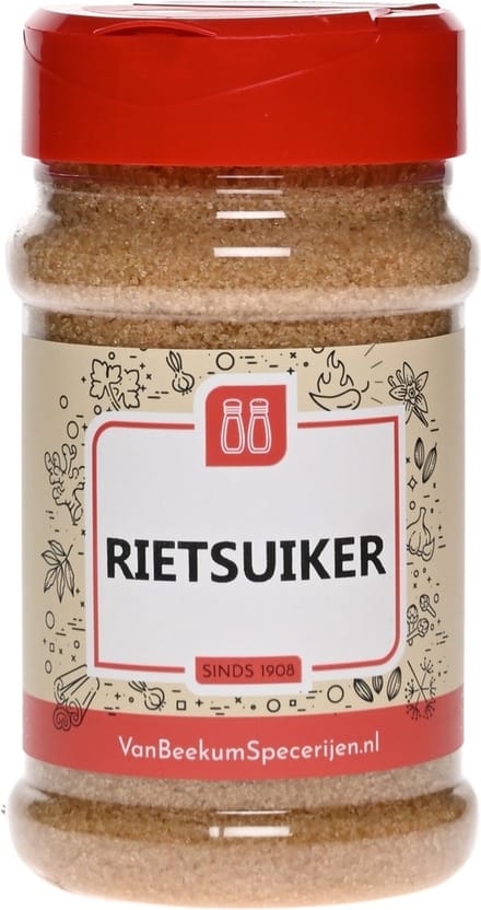 Van Beekum Specerijen - Rietsuiker - Strooibus 250 Gram
