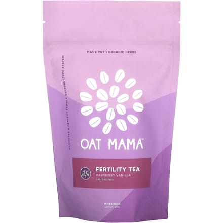 Tisane Fertilité, Framboise Vanille, Sans Caféine, 14 Sachets de Thé, 32G pink