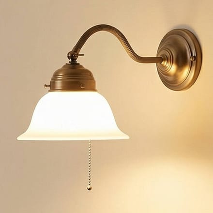 Berliner Messinglampen Messing wandlamp Boris