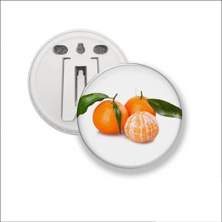 Button Met Clip - Manderijn