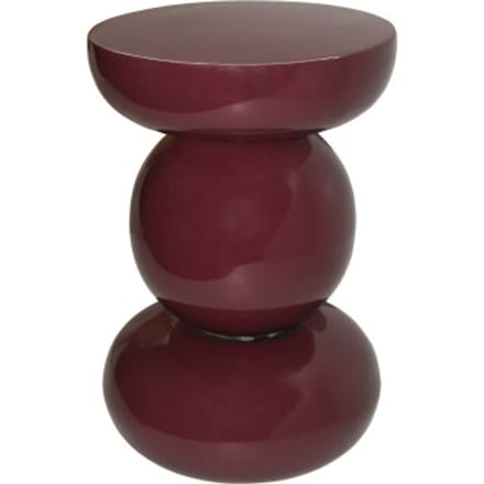 Brix - Bijzettafel Dex Maroon - 33x33x50cm