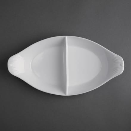 Olympia ovale gratineerschaal 29,5x15,5cm (6 stuks)
