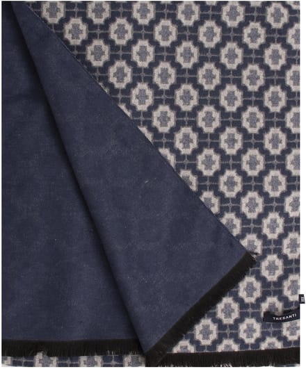 TRESANTI | FroodO | Viscose sjaal medaillon motief | Navy