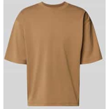 relaxed fit T-shirt met ronde hals