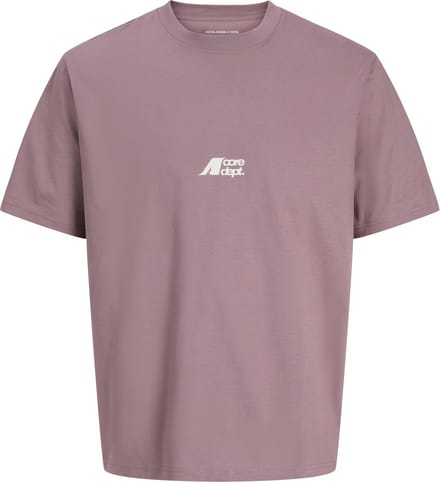 JACK&JONES - JCOTIER BACK PRINT TEE SS CREW NEC JNR - Jongens - T-shirts - paars - maat 152