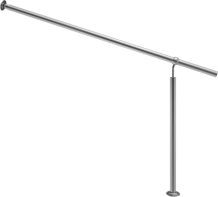 RVS Trapleuning 160 cm - Balustrade voor Binnen en Buiten - Veiligheid en Ondersteuning