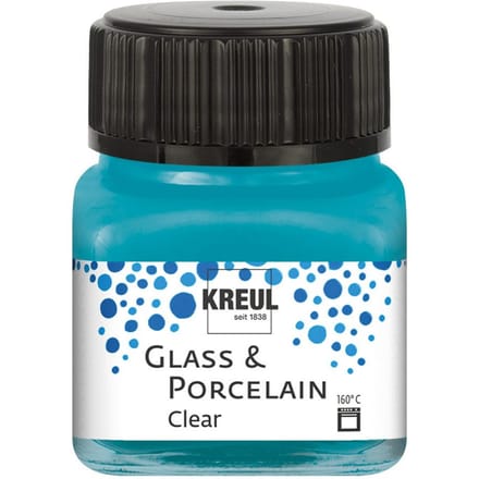 KREUL Glas en Porselein "Clear - Turkoois