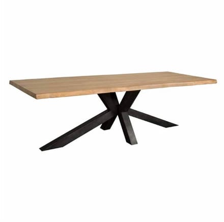 Tower Living Eettafel Sovana boomstamblad Acaciahout 180x90 cm - Naturel