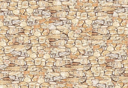 Fotobehang Stone Wall | PANORAMIC - 250cm x 104cm | 130g/m2 Vlies