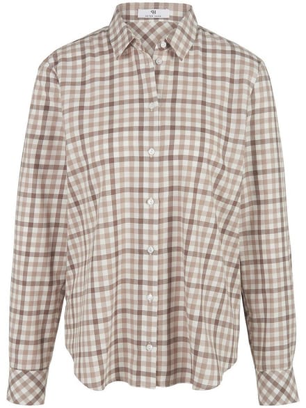 Blouse 100% katoen Van Peter Hahn wit