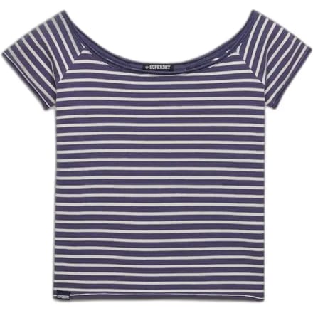 Bardot top T-shirt met blote schouders voor dames Superdry