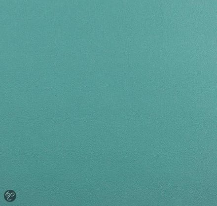Dutch Wallcoverings Vliesbehang uni - Turquoise