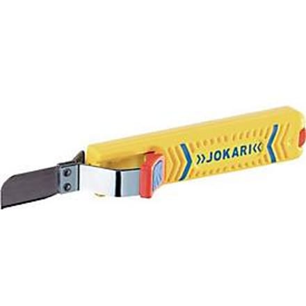 Stripmes Secura nr. 28G, totale lengte 170 mm, met gekromde snede, JOKARI