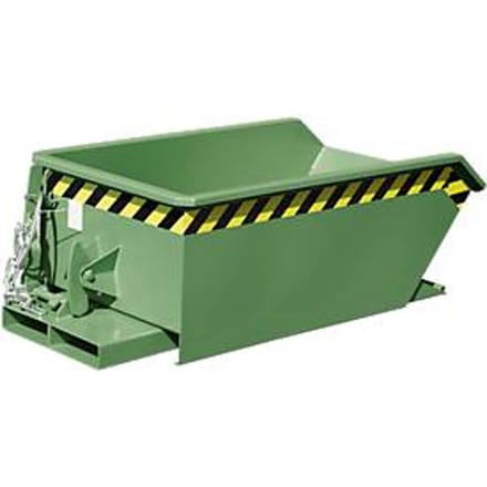 Kiepbak Bauer Mini type MGU 230, hoogte kiepzijde 350 mm, groen