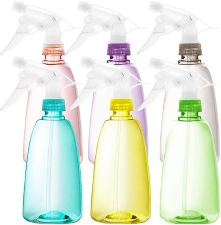 Allecto - Lege Plastic Spuitflessen - Herbruikbaar - 4 Pack - Multi kleuren - Geschikt voor Haar en Reiniging - 16 oz