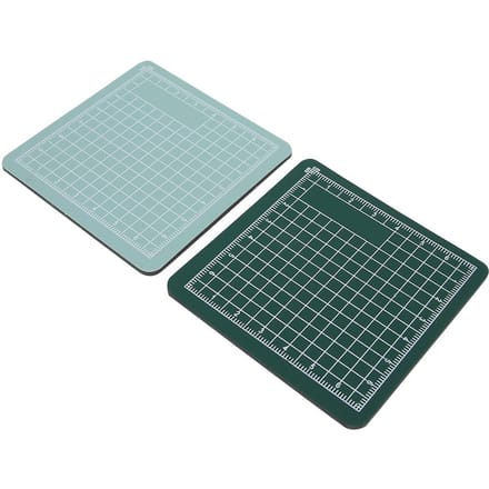 2 stuks 8x8cm Mini Snijmat Board Zelfhelend Antislip PVC Pad Knutselgereedschap gray