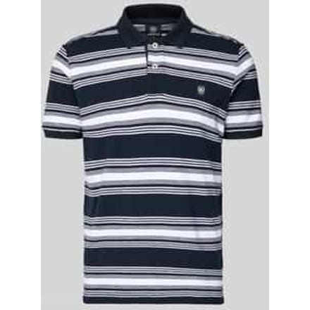 regular fit poloshirt met labelpatch