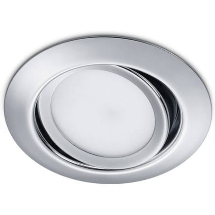 Trio Lighting Ronde LED inbouwspot Rila in chroom