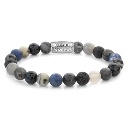 Rebel & Rose Mountain High Armband RR-80114-S – Blauw Edelsteen