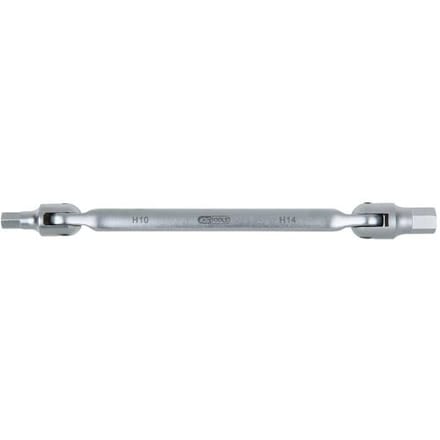 Olieonderhoudssleutel zeskant voor achterasdifferentieel, 10 x 14 mm KS Tools 150.9225