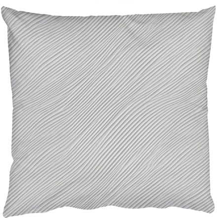 Sierkussens - Kussentjes Woonkamer - 50x50 cm - Golven - Ribbels - Wit