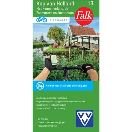 Fietskaart 13. Kop Van Holland - Falkplan Fietskaart