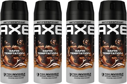 AXE Deo Spray - Dark Temptation Dry - 4 x 150 ml