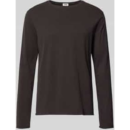 regular fit longsleeve van puur katoen model 'Kendrick'