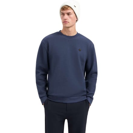No Excess Sweater Crewneck Relief Melange Night Größe: 3XL | Pullover Outlet | Herren | Schwarz