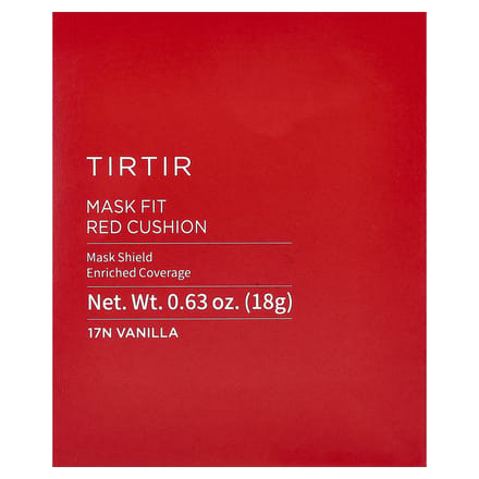 TIRTIR Mask Fit Red Cushion Foundation SPF40 17N Vanilla - 18 gr