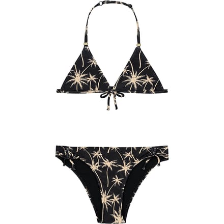 Shiwi Girls Lizzy Bikini Set Vacation Palm Black Größe: 92 | Bademode Outlet | kids | Schwarz