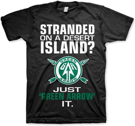 DC Comics Arrow Heren Tshirt -M- Just Green Arrow It Zwart