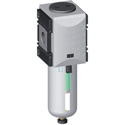 Voorfilter 0.3micron G1'' 1500l/min Auto Polycarbonaat Futura 4