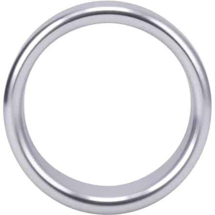 Rock Solid Brushed Alloy Cockring - Medium