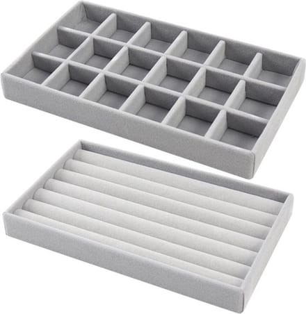Allecto - Fluwelen Sieradenbakjes Organizer - Ruimtebesparend en