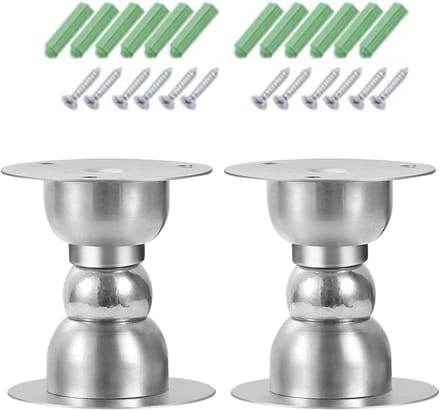 RV Deurstopper Houder - Camper Deurstopper - Voorkomt Deurklappen - Magnetische Sluiting - 12 x 10.2 x 5.7 cm - Zilver