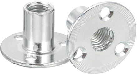Solidchoice - M12 T-Nuts met Ronde Basis, 10 Stuks