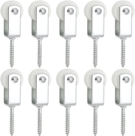 Dailygoods- Katrollen 25mm - Nylon Katrol - Takel - Opknoping - Droogrek - Compact ontwerp 38x6mm - Waslijnkatrollen