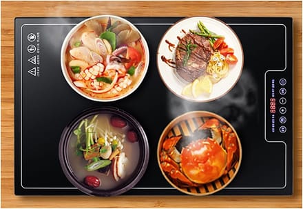 Elektrisch Warmhoudplateau - Warmhoud dienblad - Diner Thuis - Touchscreen Bediening - 60 x 40 cm