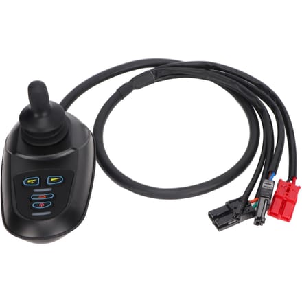 Zwarte Elektrische Rolstoel Controller Universeel Hoge Gevoeligheid Waterdicht IPX5 Slimme Joystick black