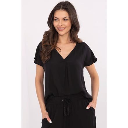 Soft Vibe Blouse - Black / L