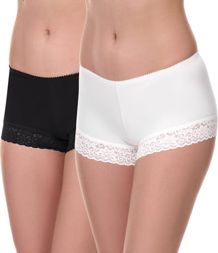 Merry Style Dames Boxershort Onderbroek - Katoen - Regular Taille - 2-Pack - MS-GAB-55-Boxer-2P