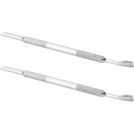 2 Set Repousse-cuticules Set Retrait de peau morte Repousse-cuticules polyvalent Polissoir à ongles Séparateur de doigts white