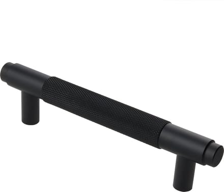 Lavuzo Handgreep Ribbel Zwart 128 mm | Boorafstand 96 mm | Per Stuk