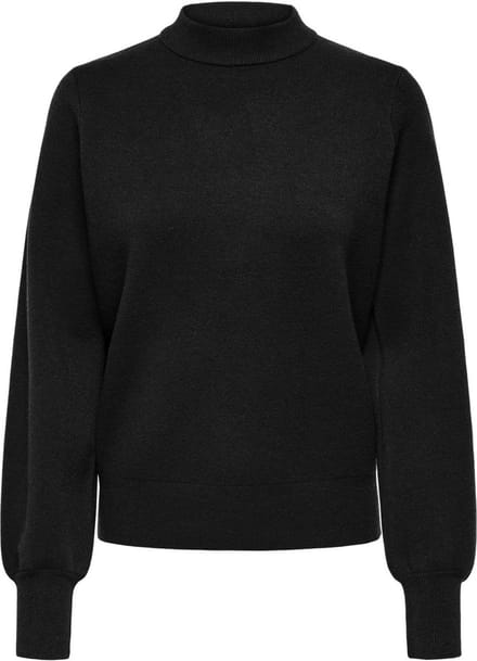 Jacqueline de Yong Trui Jdymila Life L/s Hn Pullover Knt 15330579 Black Dames Maat - M