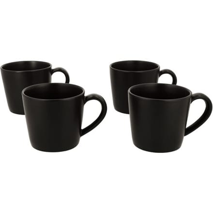 SILVERCREST Mokken, 4 stuks, 370 ml (Zwart)